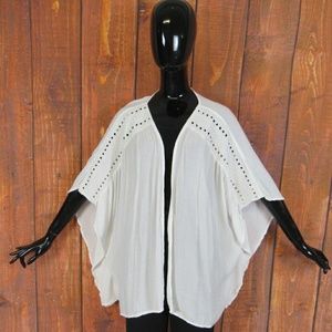 Paradigma White Open Cardigan